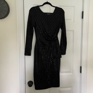 Betsy & Adam Sequin Dress
